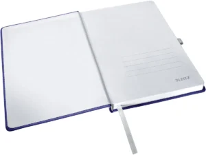 Leitz Style notitieboek, ft A5, harde kaft, gelijnd, blauw — detail 2