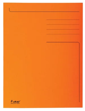 Exacompta Foldyne dossiermap folio in oranje, pak van 50 stuks