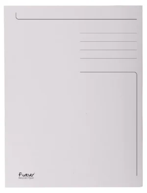 Exacompta dossiermap Foldyne ft 24 x 35 cm (voor ft folio), lichtgrijs, pak van 50 stuks — dossiermappen uit karton
