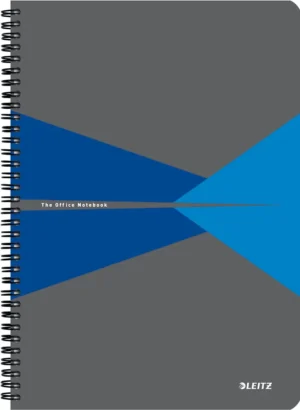 Leitz Office notitieboek, ft A4, kaft in PP, gelijnd, blauw