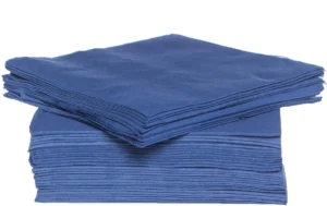 Cosy & Trendy servet, 38 x 38 cm, blauw, 40 stuks — cateringtoebehoren