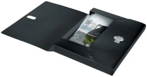 Leitz Recycle documentenmap, A4, zwart — documentenmappen uit kunststof