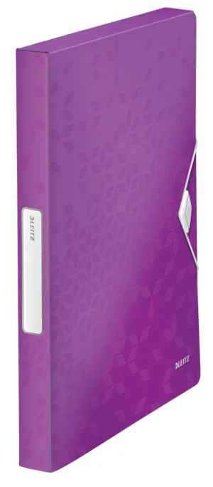 Leitz WOW elastobox ft A4, paars — detail 2
