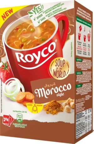 Royco Minute Soup Morrocan Style, pak van 20 zakjes — drank en eetwaren
