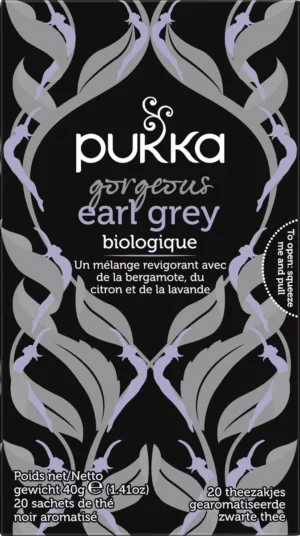 Pukka thee bio, Gorgeous Earl Grey, pak van 20 stuks — drank en eetwaren