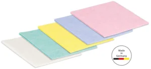 Aqualine universele huishouddoekjes ft 38 x 38 cm, geassorteerde kleuren, pak van 6 stuks — schoonmaakbenodigdheden