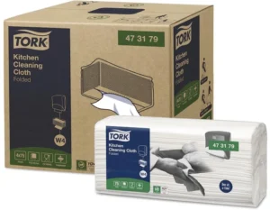 Tork Kitchen Cleaning reinigingsdoek, W4, 75 vellen, pak van 4 stuks — handdoeken en dispensers
