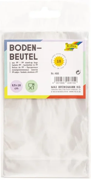 Folia Doorzichtige zakjes ft 95 x 160 mm, pak van 100 stuks — geschenkzak