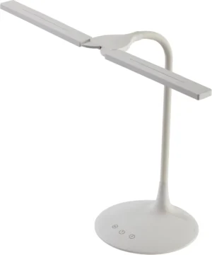 ALBA LED draadloze LED bureaulamp Twin, wit — detail 2