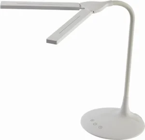 ALBA LED draadloze LED bureaulamp Twin, wit — led lampen