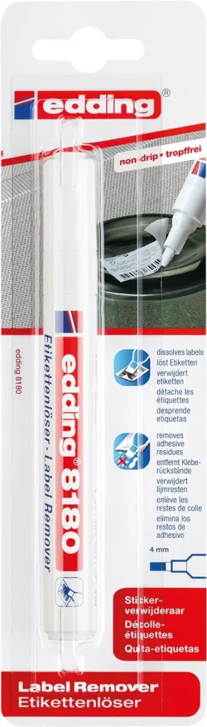 Edding sticker verwijderaar e-8180, op blister — etiketten