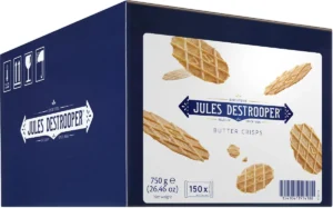 Jules Destrooper boterwafels, doos van 150 stuks — drank en eetwaren