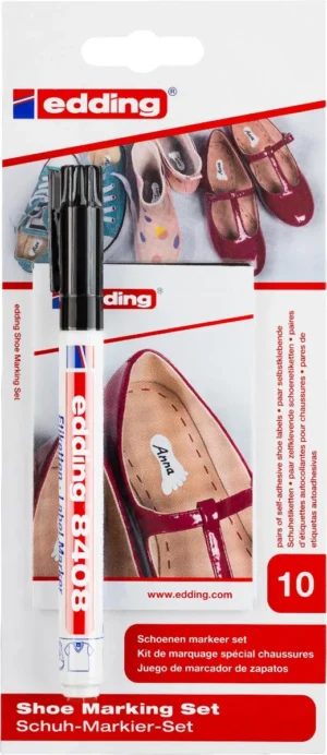 Edding schoenmarker E-8408, op blister — speciale stiften