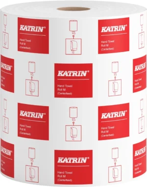 Katrin handdoeken op rol, 1-laags, 300 m, systeem M, pak van 6 rollen — detail 2