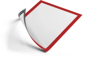 Durable Duraframe magnetisch kader, ft A3, rood, pak van 5 stuks — detail 2