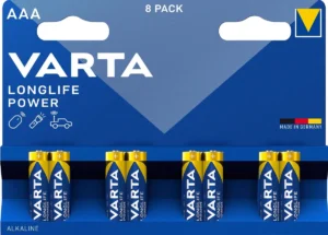 Blister Varta Longlife Power batterijen AAA met 8 stuks