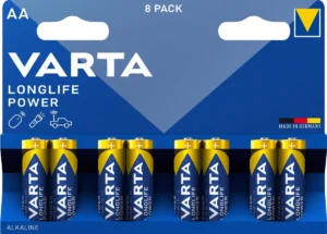 Varta batterij Longlife Power AA, blister van 8 stuks — niet-oplaadbare batterijen