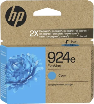 HP inktcartridge 924e, 800 pagina's, OEM 4K0U7NE, cyaan