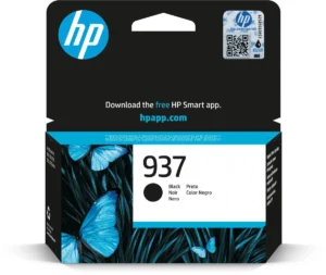 HP inktcartridge 937 zwart met artikelnummer 4S6W5NE