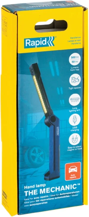 Rapid werklamp The Mechanic, 3,6 V, lithium-ion, ingebouwde accu — gereedschap
