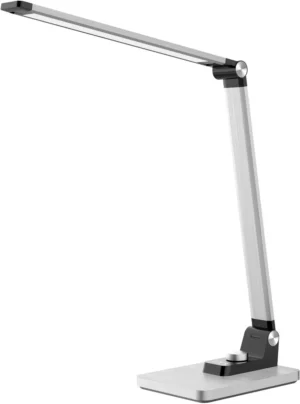 Hansa bureaulamp Breeze, LED, zilver — led lampen