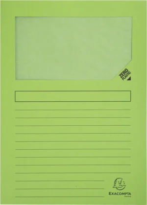 Exacompta L-map Forever, voor ft A4, pak van 25 stuks, lichtgroen — l-mappen uit karton