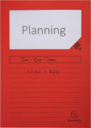 Exacompta L-map Forever, voor ft A4, pak van 25 stuks, rood — detail 2
