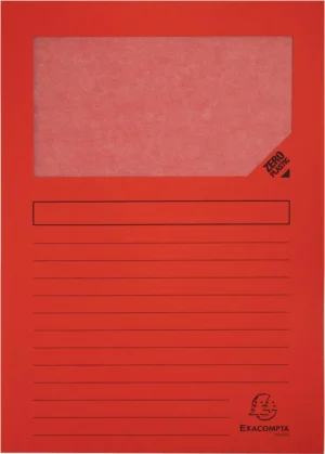 Exacompta L-map Forever, voor ft A4, pak van 25 stuks, rood — l-mappen uit karton
