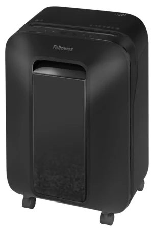 Fellowes Microshred papiervernietiger LX201, zwart — detail 2