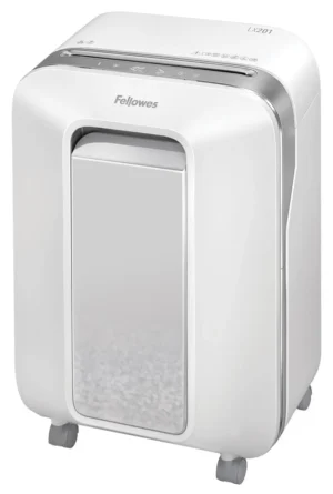 Fellowes Microshred papiervernietiger LX201, wit — detail 2