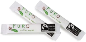 Miko Puro suikersticks fairtrade, kristalsuiker, 5 g, doos van 500 stuks — drank en eetwaren