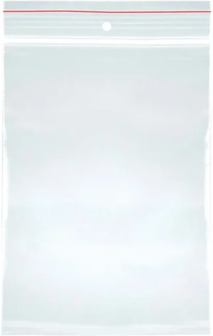 OFFICE products gripsealzakje, transparant, pak van 100 stuks, 40 x 60 mm — verpakkingstoebehoren
