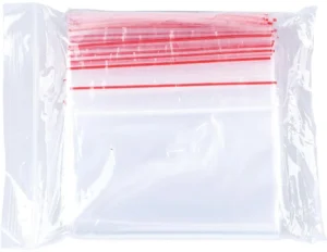OFFICE products gripsealzakje, transparant, pak van 100 stuks, 120 x 180 mm — verpakkingstoebehoren