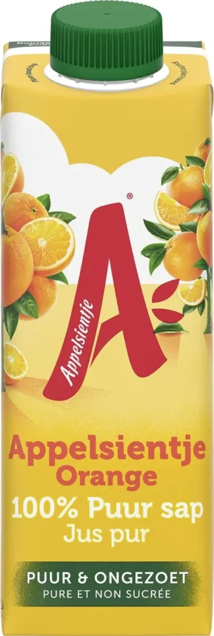 Appelsientje sinaasappelsap 33 cl, pak van 8 drankkartons — drank en eetwaren
