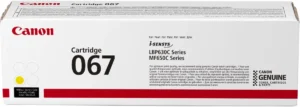 Canon toner 067, 1.250 pagina's, OEM 5099C002, geel