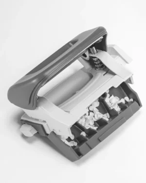 Leitz NeXXt Recycle Mini perforator, 10 blad, rood — detail 2