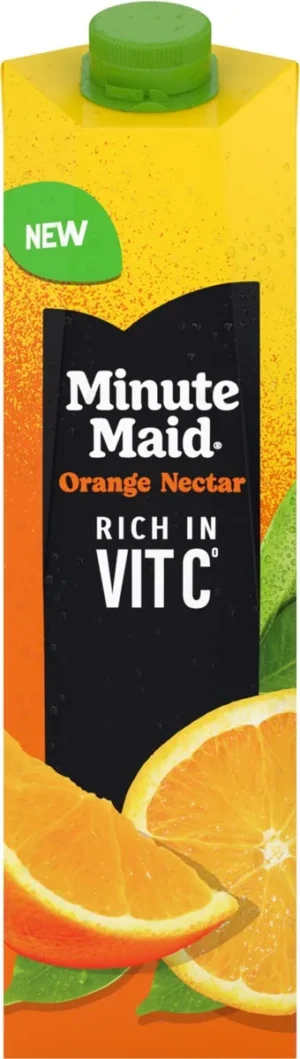 Zes pakken Minute Maid Orange Nectar sinaasappelsap van 1 liter