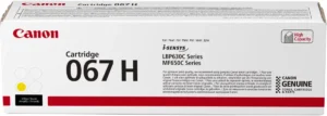 Canon toner 067H, 2.350 pagina's, OEM 5103C002, geel