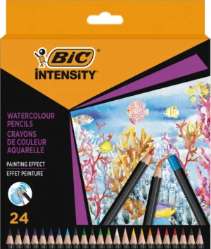 Bic aquarelpotlood Intensity, etui van 24 stuks — kleurpotlood
