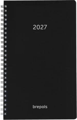 Brepols Breform Polyprop, zwart, 2027 — kantooragenda 2027