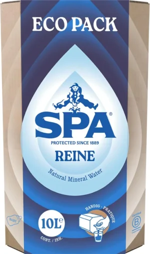 Spa Reine eco pack van 10 liter niet-bruisend mineraalwater met tapkraantje