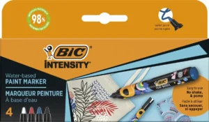 BIC Intensity paintmarker, klassieke kleuren, set van 4 stuks — paint markers