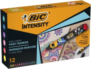 BIC Intensity paintmarker, geassorteerde kleuren, set van 12 stuks — paint markers