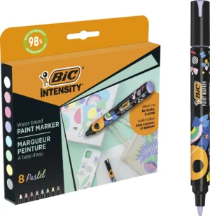 BIC Intensity paintmarker, pastel, set van 8 stuks — paint markers