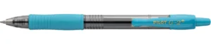 Turkooise Pilot G-2-07 Plus gelroller met medium punt en rubberen grip