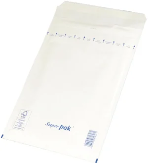 OFFICE products luchtkussenenveloppen, met stripsluiting, 150 x 215 mm, wit, pak van 5 stuks — beschermingsenvelop