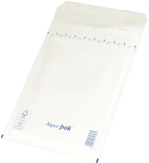 OFFICE products luchtkussenenveloppen, met stripsluiting, 150 x 215 mm, wit, pak van 10 stuks — beschermingsenvelop