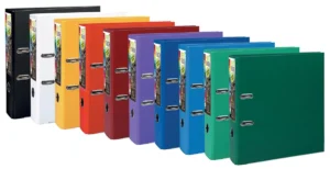 Exacompta Ordner Prem'Touch pour ft A4+,rug van 8 cm, geassorteerde office kleuren — ordners uit kunststof