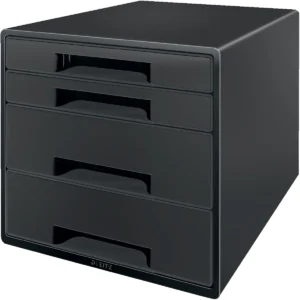 Leitz Recycle ladenblok, 4 laden, zwart