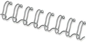 Fellowes draadruggen, doos van 100 stuks, 12 mm, zilver — toebehoren voor inbindmachines